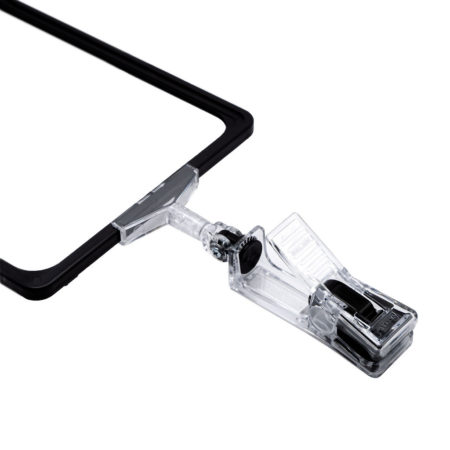 Imagen de pinza transparente para marcos de TPTech
